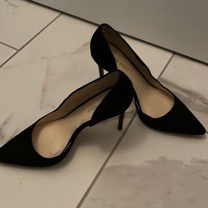Nine West black suede TIKKIT lightly worn.